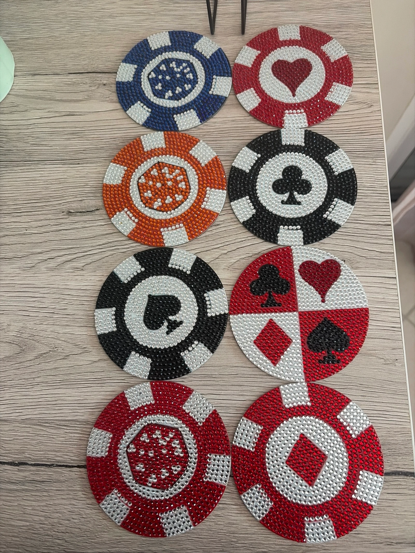 Bases de vidrio para poker – photo 2